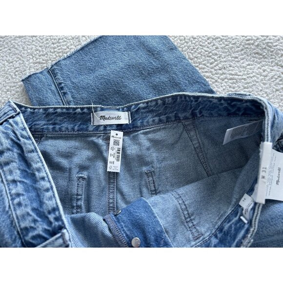 Madewell $158 The Darted Barrel-Leg Utility Jean Blue Irmo Wash Size 31 - Picture 12 of 16